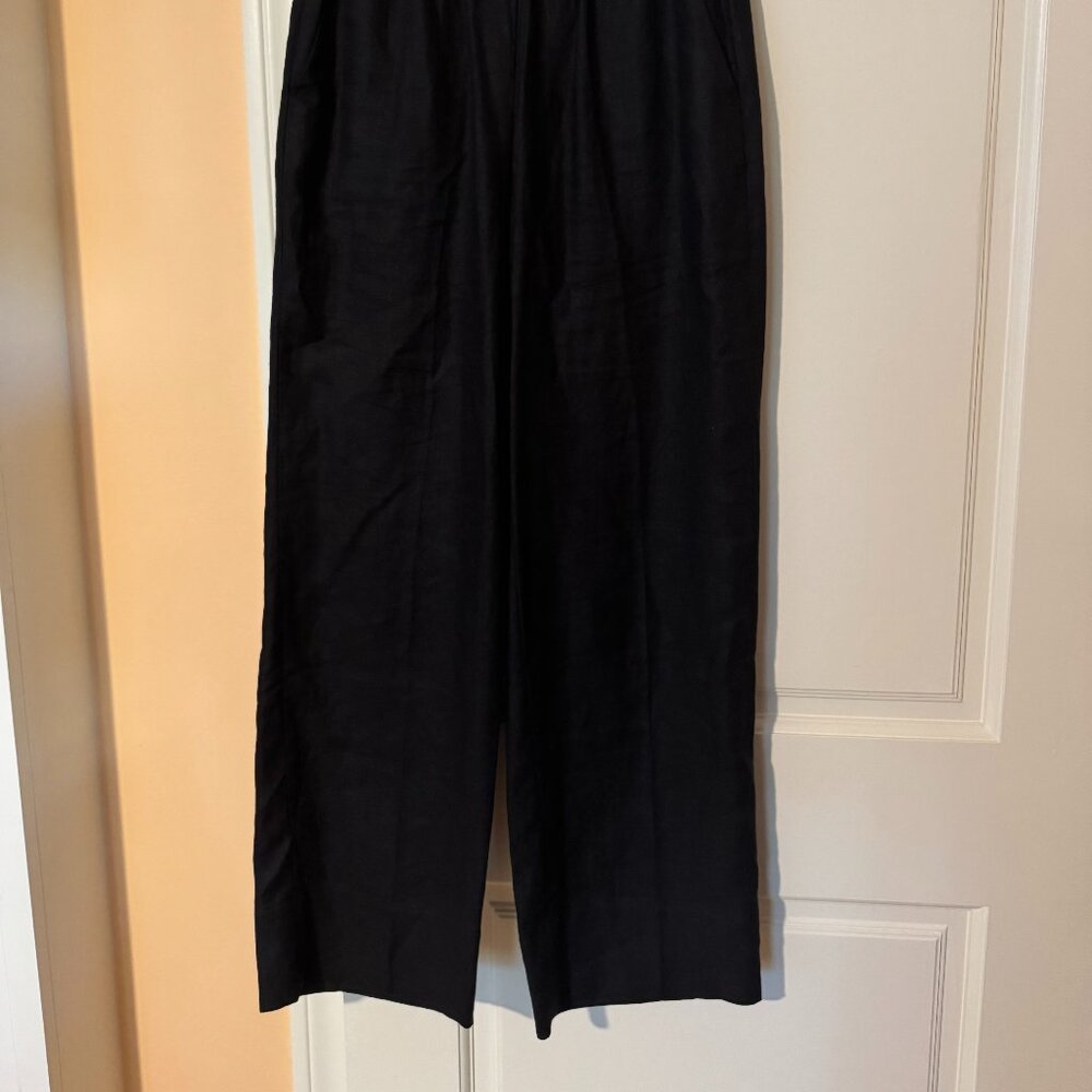 Everlane Easy Pants in Black Linen Size smail - Picture 6 of 6